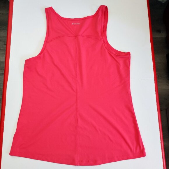 Columbia Omni-Wick athletic / active wear tank top pink women's size XL - Picture 3 of 8